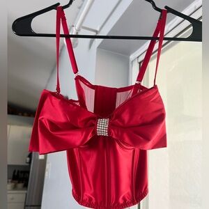 Victoria’s secret red top
